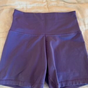 Aerie High-Waisted Purple Athletic Shorts